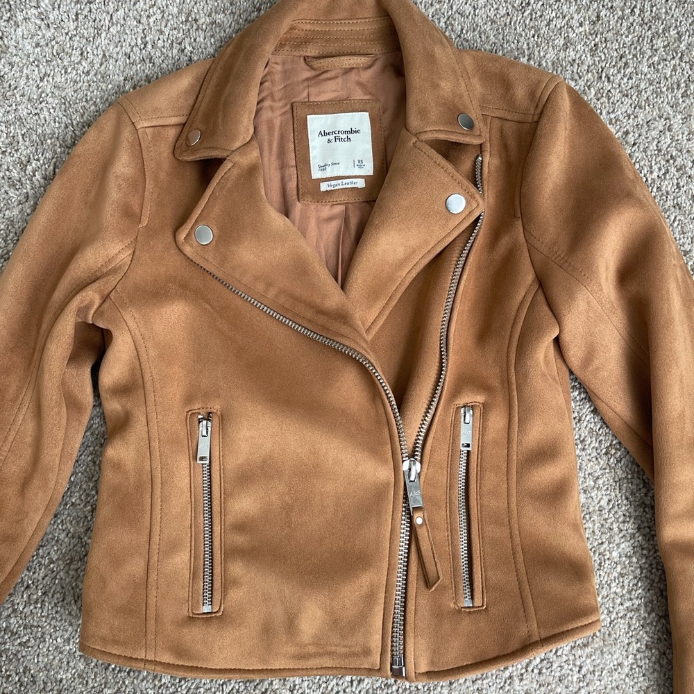 Abercrombie and Fitch suede jacket